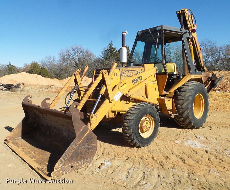 image for item DD1434 1982 Case 580D backhoe