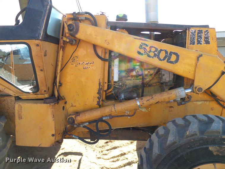 image for item DD1434 1982 Case 580D backhoe