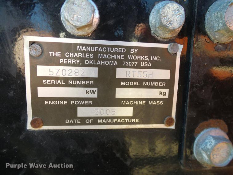 image for item DD1438 2005 Ditch Witch RT55 rock saw