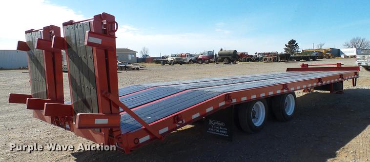 image for item DD1439 2015 Kaufman 74097 equipment trailer
