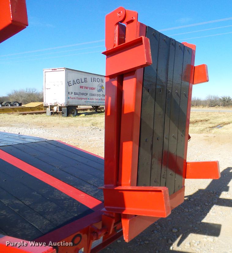 image for item DD1439 2015 Kaufman 74097 equipment trailer