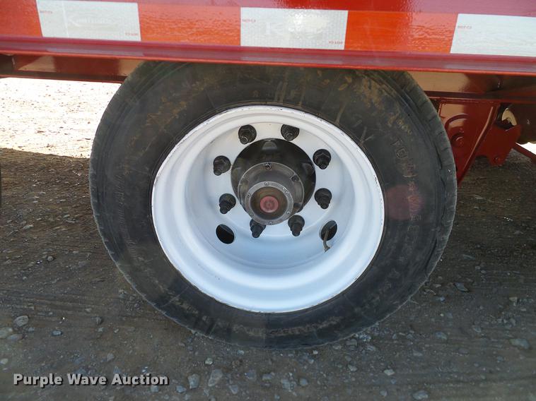 image for item DD1439 2015 Kaufman 74097 equipment trailer