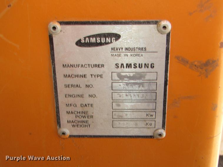 image for item DD2960 Samsung SL250-2 wheel loader