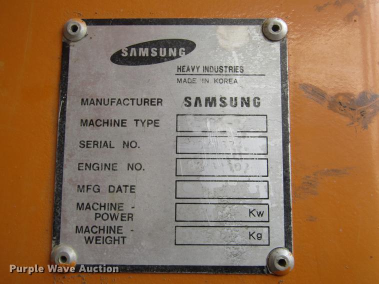 image for item DD2960 Samsung SL250-2 wheel loader