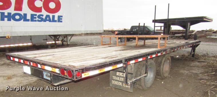 image for item DD2962 2011 Rice equipment trailer