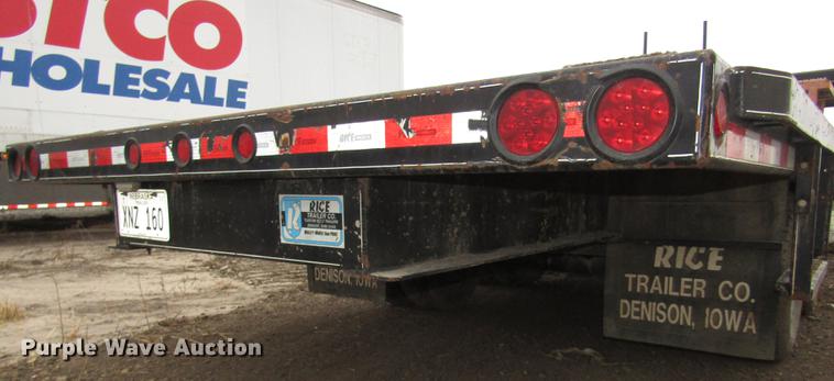 image for item DD2962 2011 Rice equipment trailer