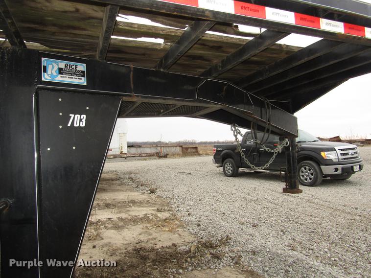 image for item DD2962 2011 Rice equipment trailer