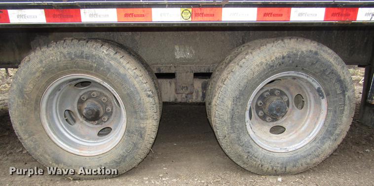 image for item DD2962 2011 Rice equipment trailer