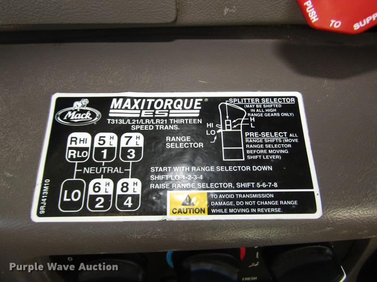 image for item DD2973 2005 Mack CHN613 dump truck