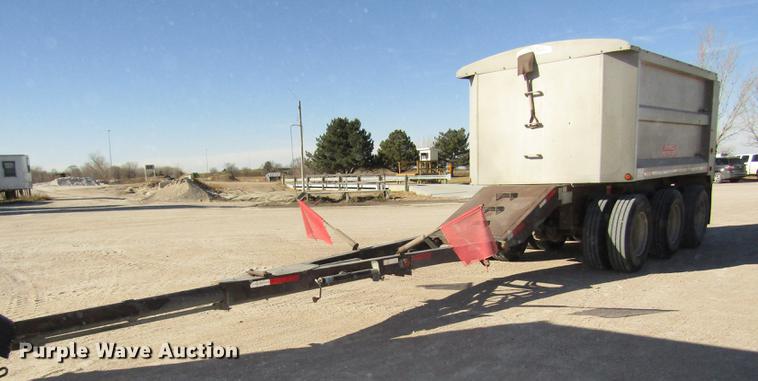 image for item DD2974 2004 Cornhusker 800R end dump pup trailer