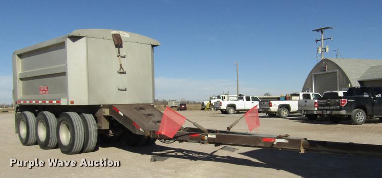 image for item DD2974 2004 Cornhusker 800R end dump pup trailer