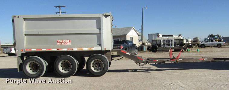 image for item DD2974 2004 Cornhusker 800R end dump pup trailer