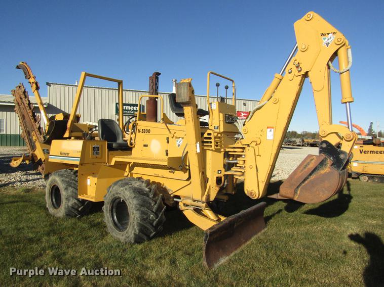 image for item DD2977 1998 Vermeer V5800 trencher