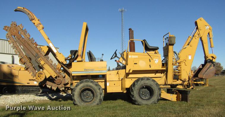 image for item DD2977 1998 Vermeer V5800 trencher