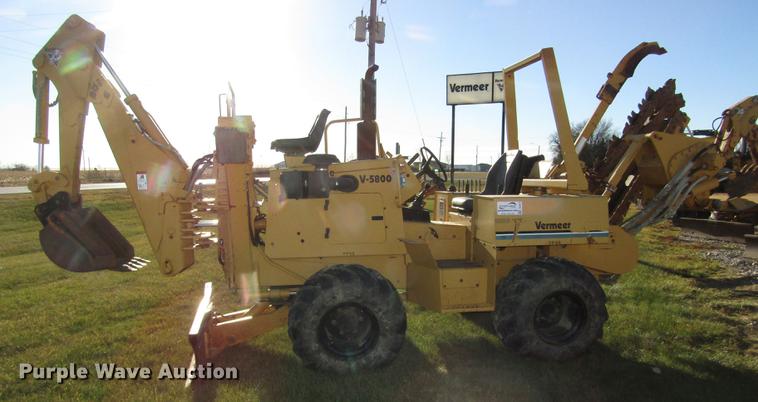 image for item DD2977 1998 Vermeer V5800 trencher