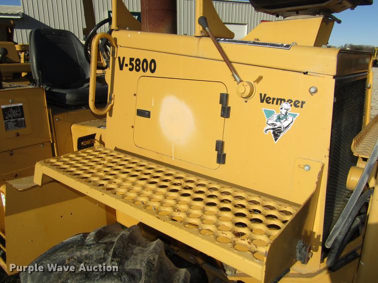 image for item DD2977 1998 Vermeer V5800 trencher