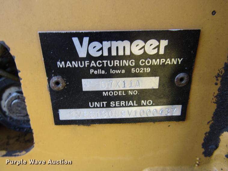 image for item DD2980 1997 Vermeer D7X11A Navigator directional boring unit