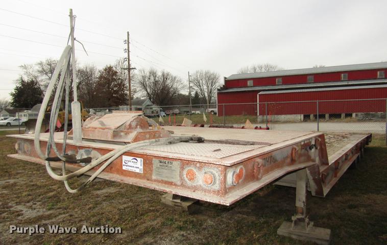 image for item DD2982 1993 Trail-Eze DHT10046H3 drop deck equipment trailer