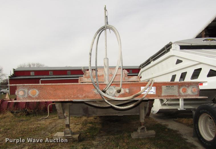 image for item DD2982 1993 Trail-Eze DHT10046H3 drop deck equipment trailer