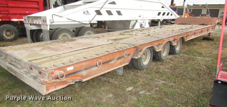 image for item DD2982 1993 Trail-Eze DHT10046H3 drop deck equipment trailer