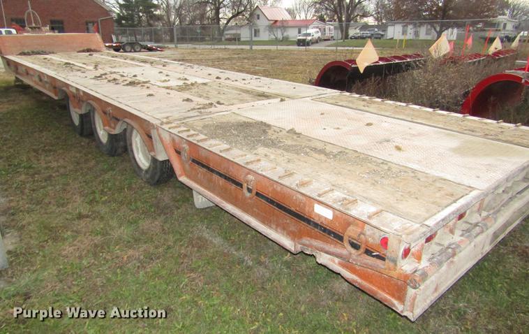 image for item DD2982 1993 Trail-Eze DHT10046H3 drop deck equipment trailer