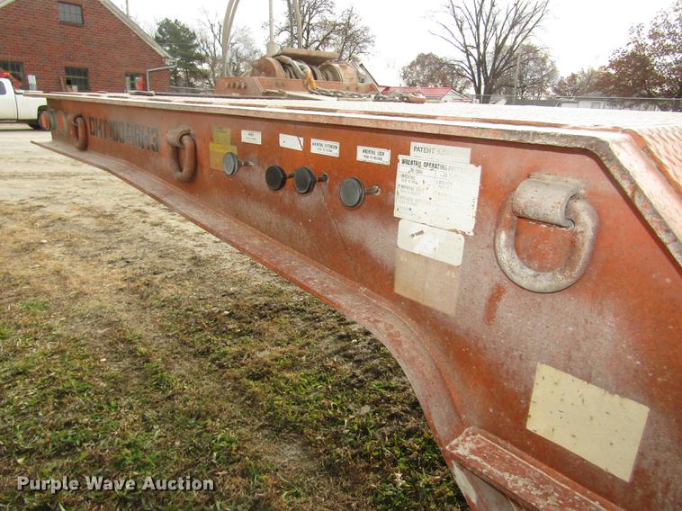 image for item DD2982 1993 Trail-Eze DHT10046H3 drop deck equipment trailer