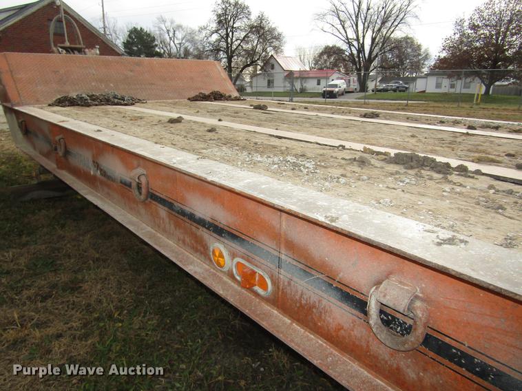 image for item DD2982 1993 Trail-Eze DHT10046H3 drop deck equipment trailer