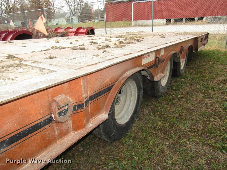 image for item DD2982 1993 Trail-Eze DHT10046H3 drop deck equipment trailer