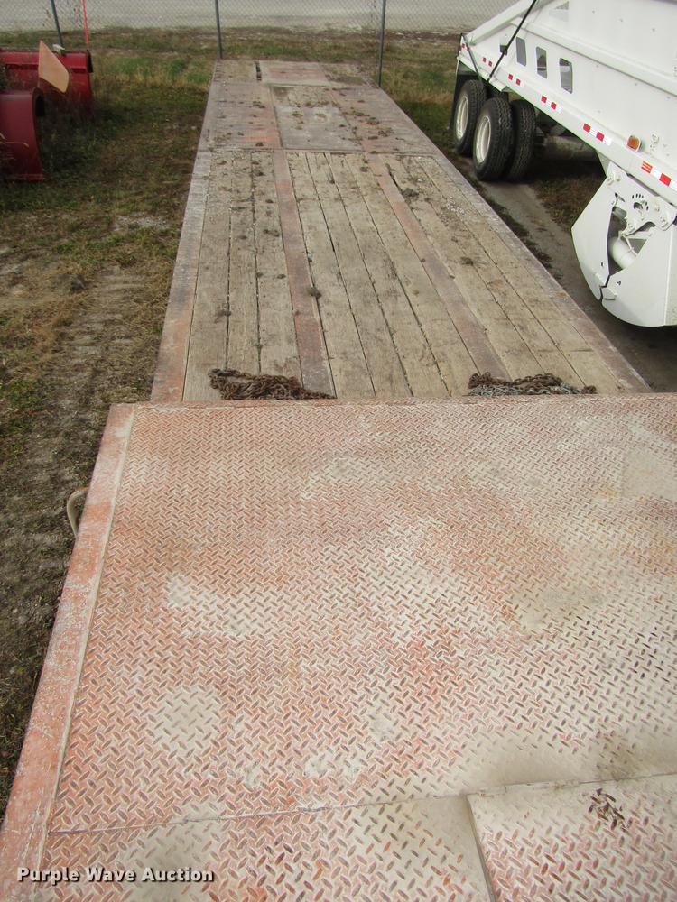 image for item DD2982 1993 Trail-Eze DHT10046H3 drop deck equipment trailer