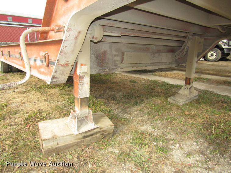image for item DD2982 1993 Trail-Eze DHT10046H3 drop deck equipment trailer