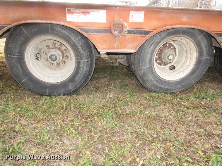 image for item DD2982 1993 Trail-Eze DHT10046H3 drop deck equipment trailer