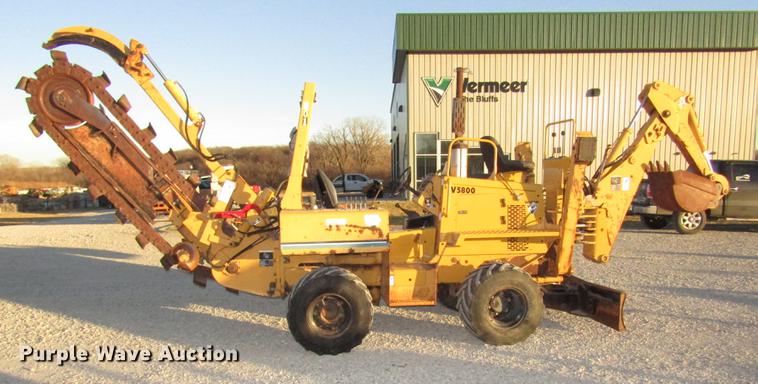 image for item DD2984 1999 Vermeer V5800 trencher
