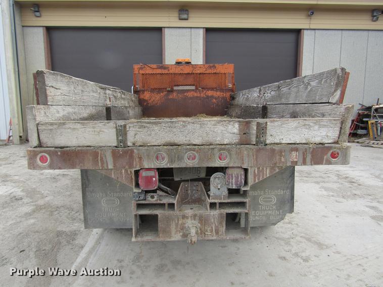 image for item DD2992 1987 Chevrolet Kodiak flatbed dump truck