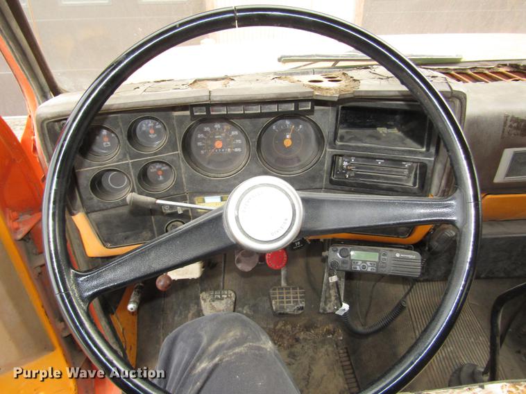 image for item DD2992 1987 Chevrolet Kodiak flatbed dump truck