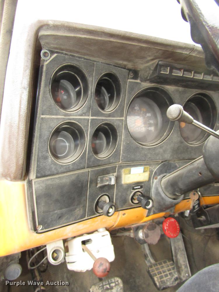 image for item DD2992 1987 Chevrolet Kodiak flatbed dump truck