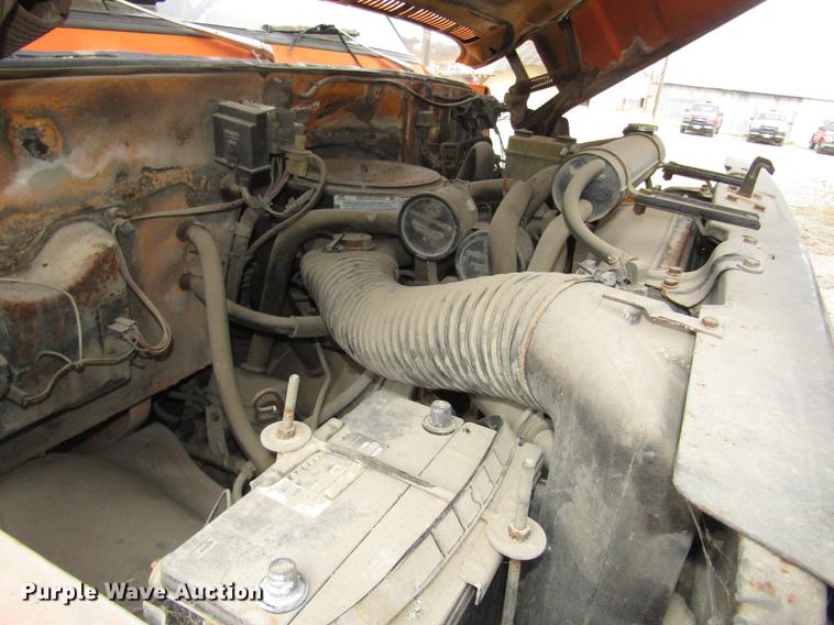 image for item DD2992 1987 Chevrolet Kodiak flatbed dump truck