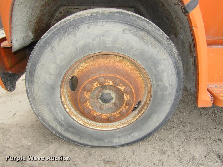 image for item DD2992 1987 Chevrolet Kodiak flatbed dump truck