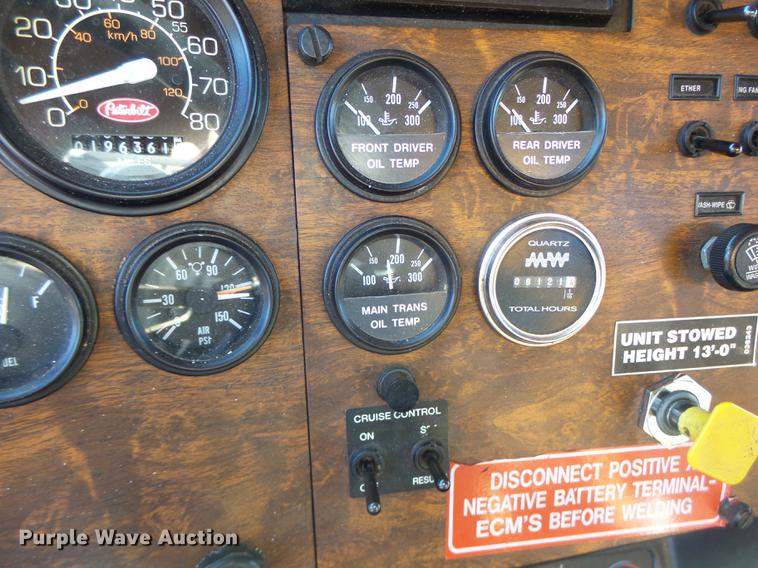 image for item DF9448 1998 Peterbilt 378 bridge inspection truck