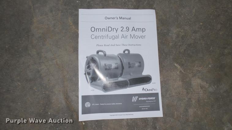 image for item DG9484 Water damage restoration tools