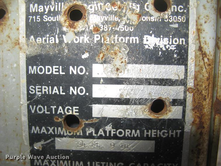 image for item DL9774 Mec 2548HT scissor lift