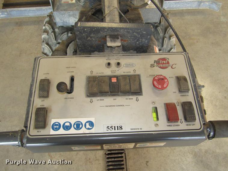 image for item DO9080 2010 Somero Mini Screed C laser screed