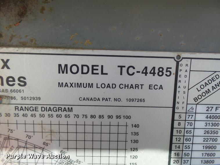 image for item DP9596 1999 International 2674 flatbed crane truck