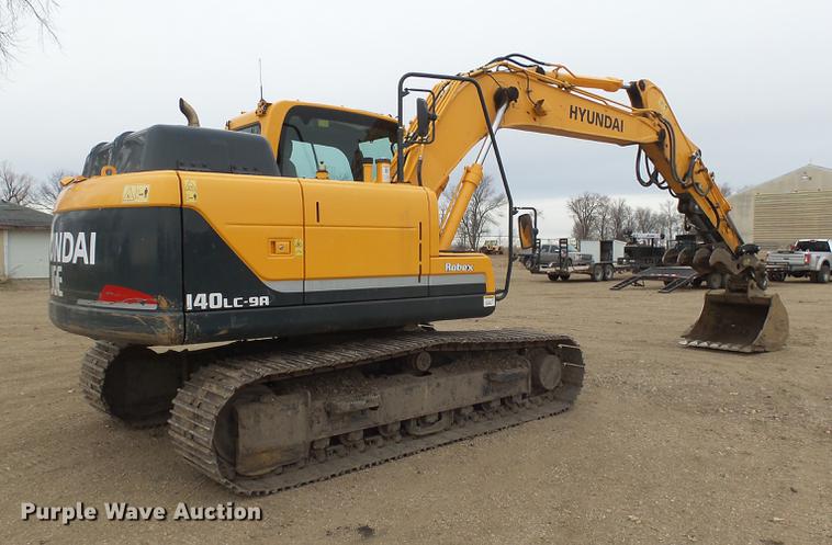 image for item DX9012 2014 Hyundai Robex 140LC-9A excavator