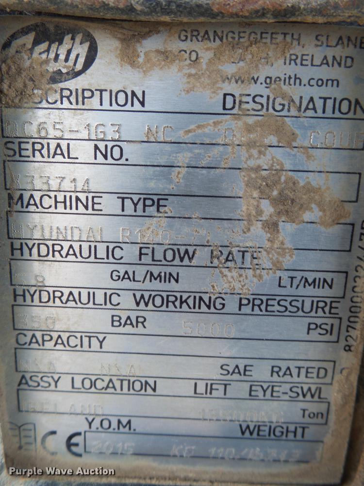 image for item DX9012 2014 Hyundai Robex 140LC-9A excavator