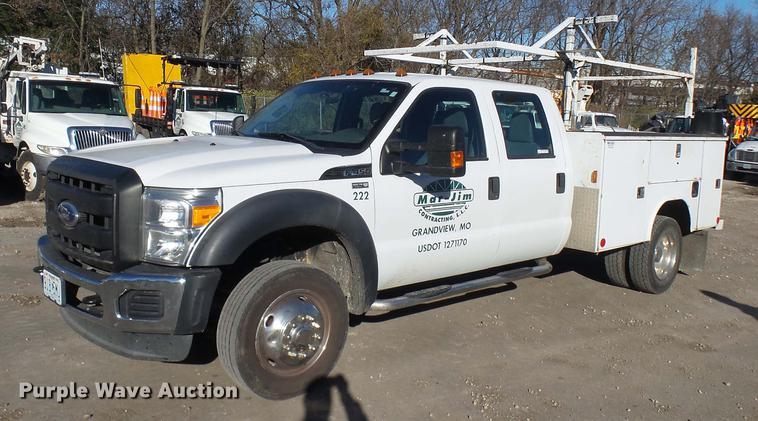 image for item DX9272 2011 Ford F450 Super Duty Crew Cab utility truck