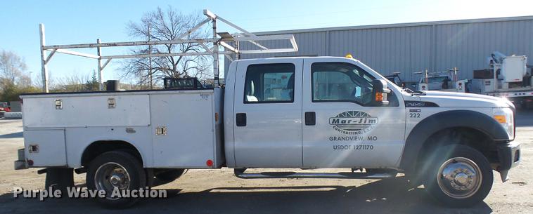 image for item DX9272 2011 Ford F450 Super Duty Crew Cab utility truck