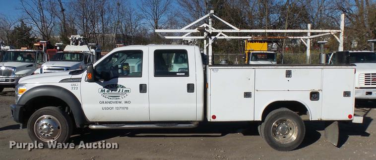 image for item DX9272 2011 Ford F450 Super Duty Crew Cab utility truck