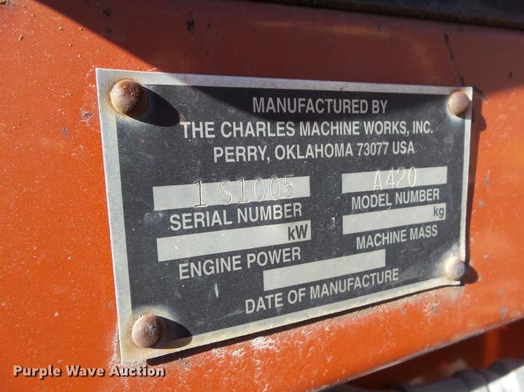 image for item DZ9131 1999 Ditch Witch 5110 trencher