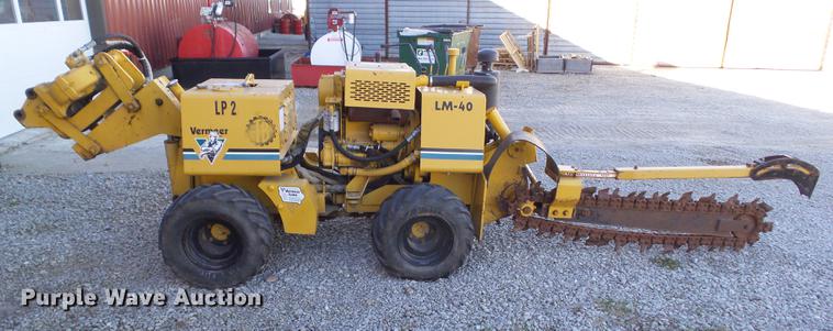 image for item DZ9132 1993 Vermeer LM40 trencher