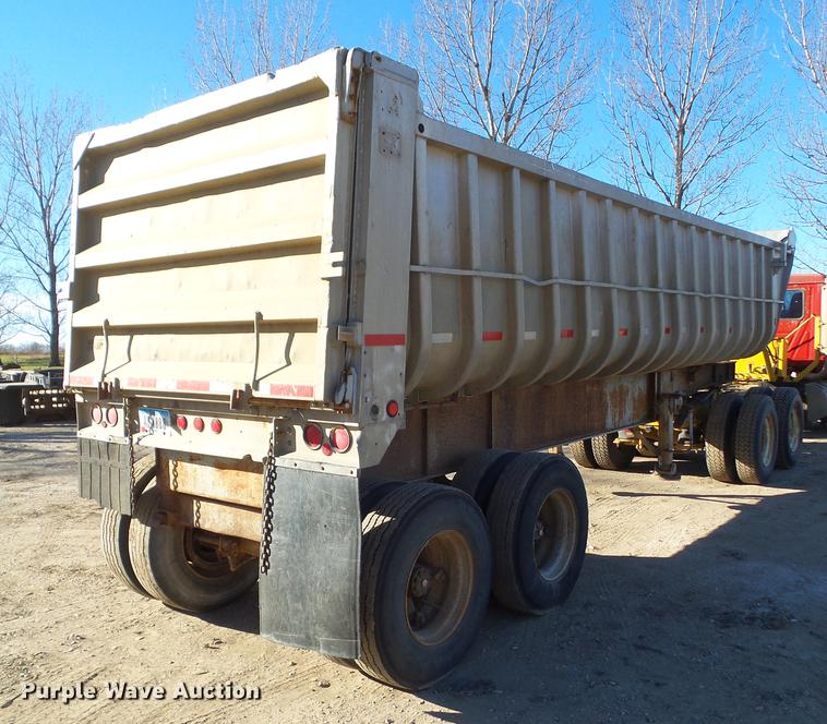 image for item DZ9134 1991 Fuehauf DA527 end dump trailer